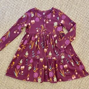 Tea Collection Floral Long Sleeve Dress